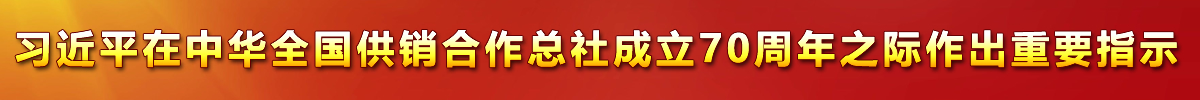 習(xí)近平在中華全國(guó)供銷(xiāo)合作總社成立70周年之際作出重要指示